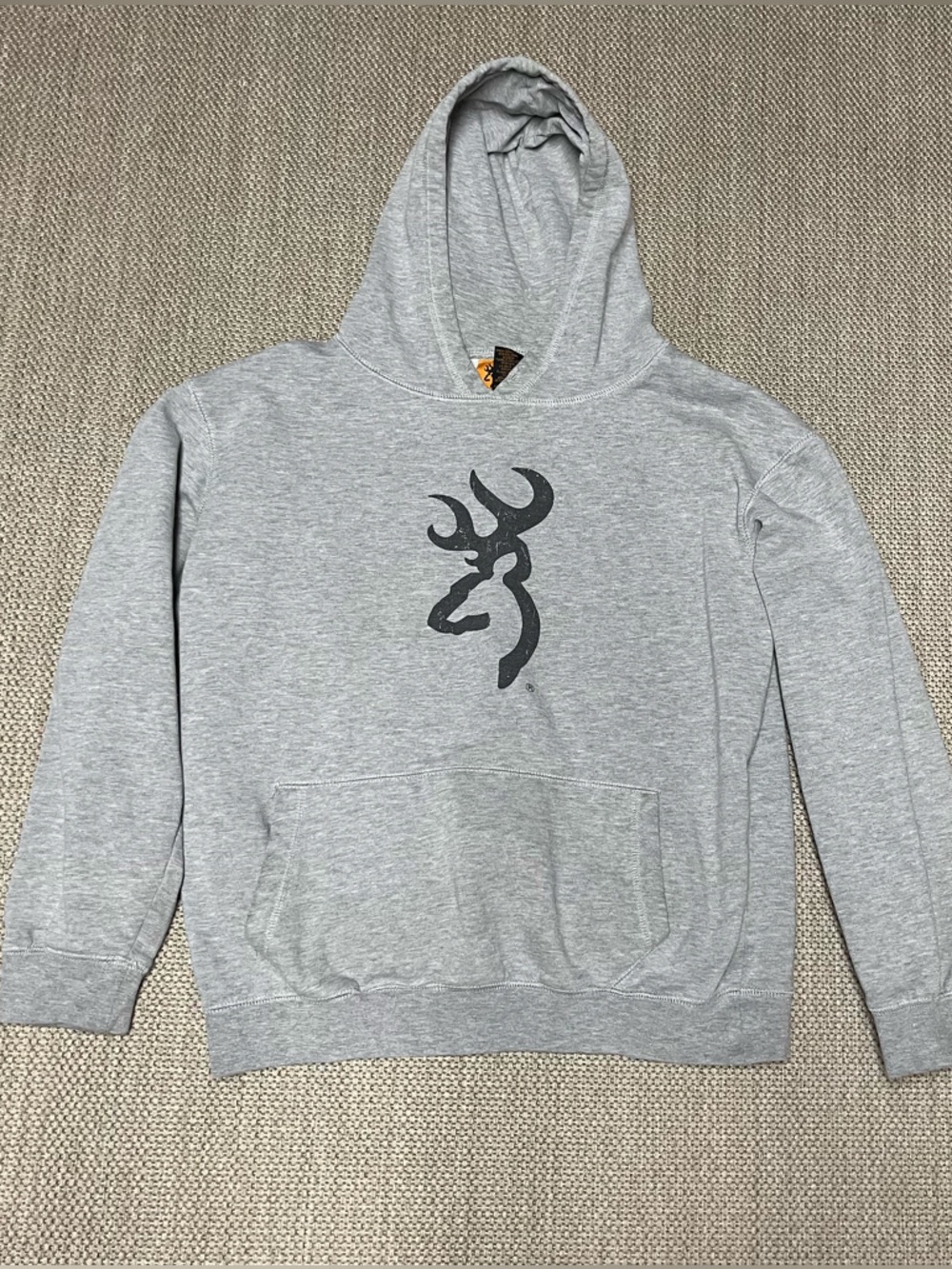 Men’s Light Gray Browning Hunting Pullover Hoodie